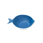 Schüssel Fisch blau