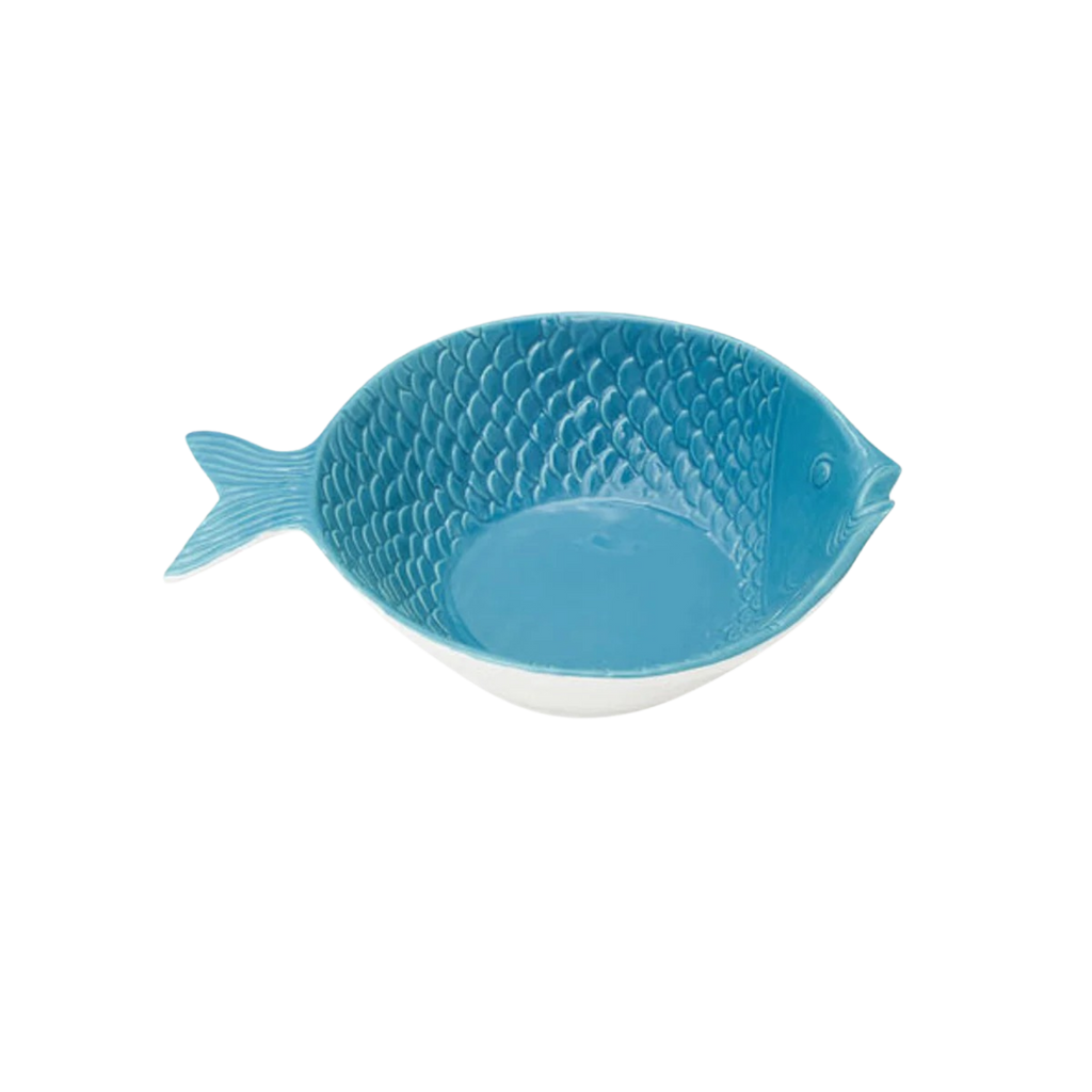Schüssel Fisch türkis