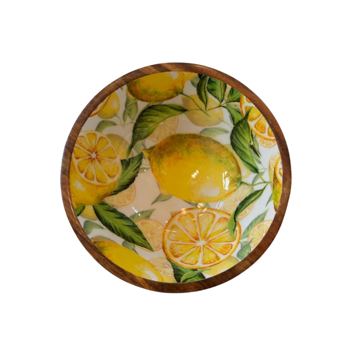 Schüssel Zitrone Mangoholz M
