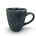 Tasse mit Rillen blau M