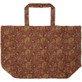 Tasche wattiert L weinrot mit Parsleymuster