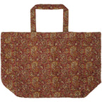 Tasche wattiert L weinrot mit Parsleymuster