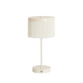 LED Lampe mit Fransen creme