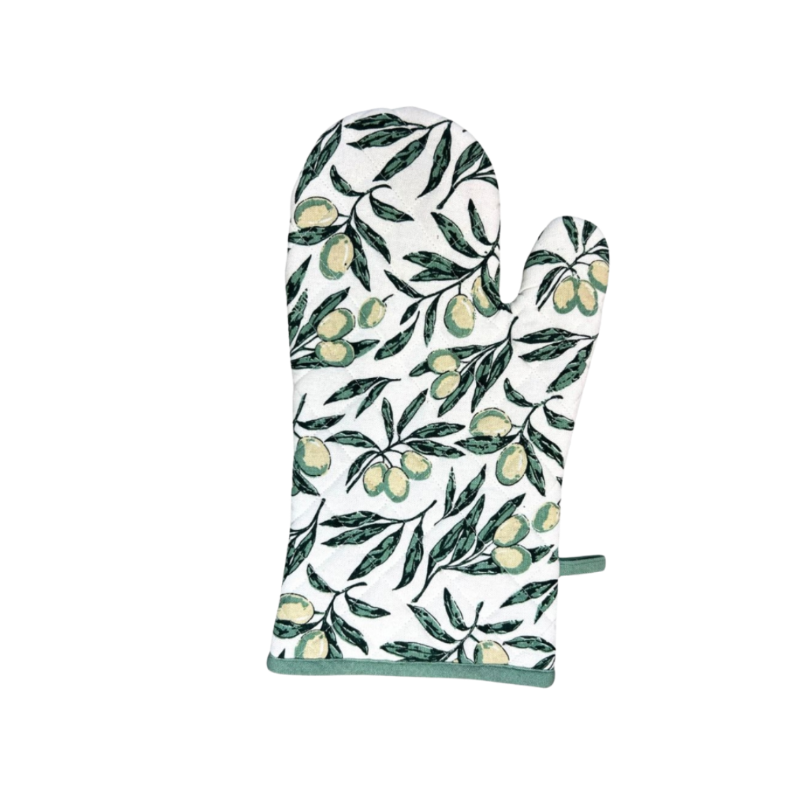 Kochhandschuh mit Oliven