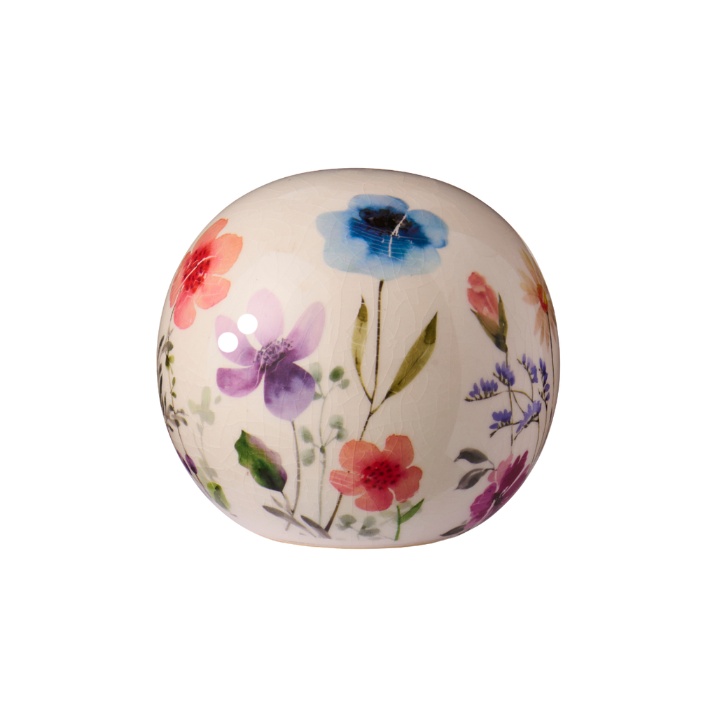 Deko Kugel Blumen S