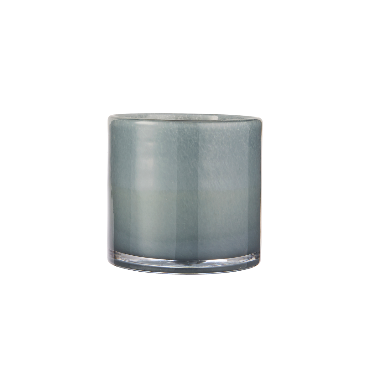 Teelicht/Vase Glas blau L