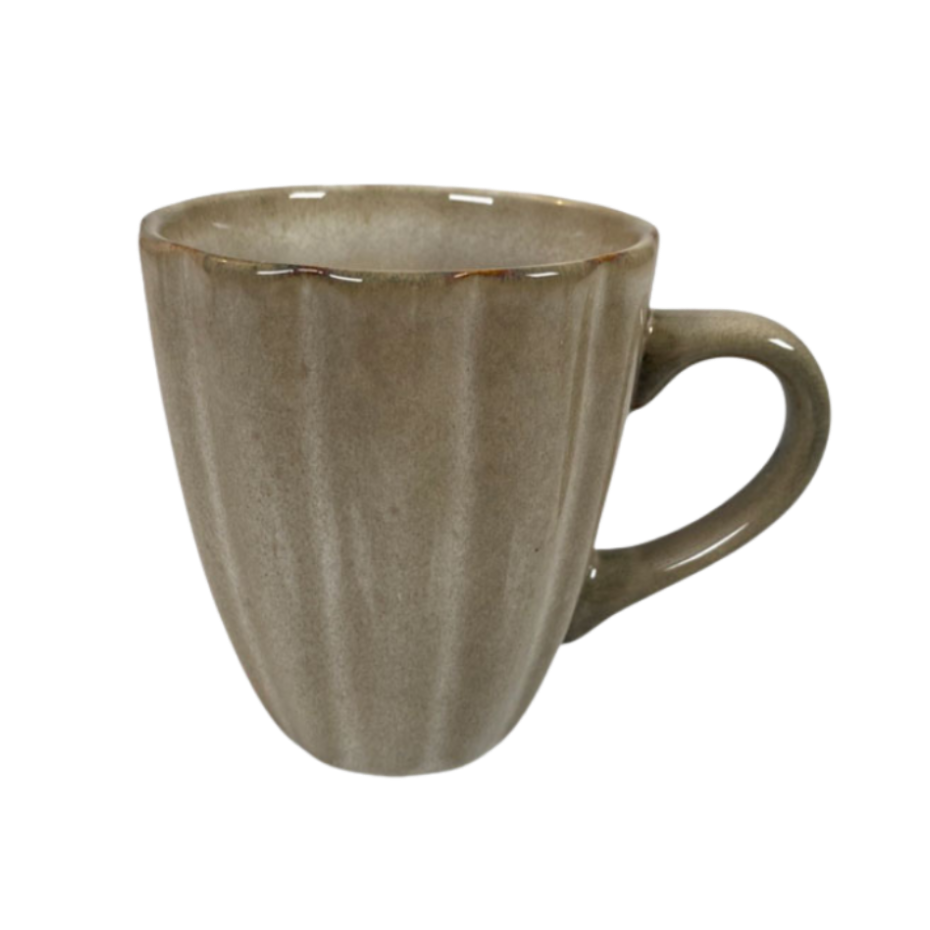 Tasse mit Rillen M sand
