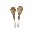 Salatbesteck pearl white