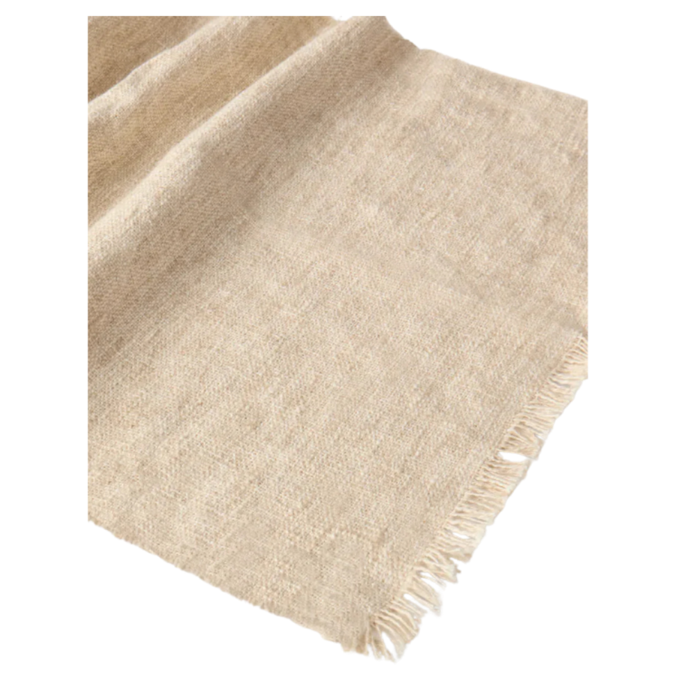 Tischläufer einfärbig beige