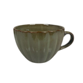 Tasse mit Rillen L grün