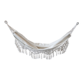Hängematte creme mit Fransen