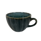 Tasse mit Rillen L blau
