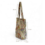 De La Mur Tragetasche mehrfarbiges Blumenmuster mit Zip