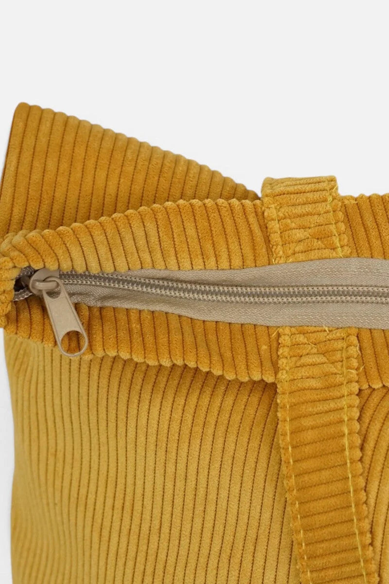 De La Mur Tragetasche mit Zip Cord senf