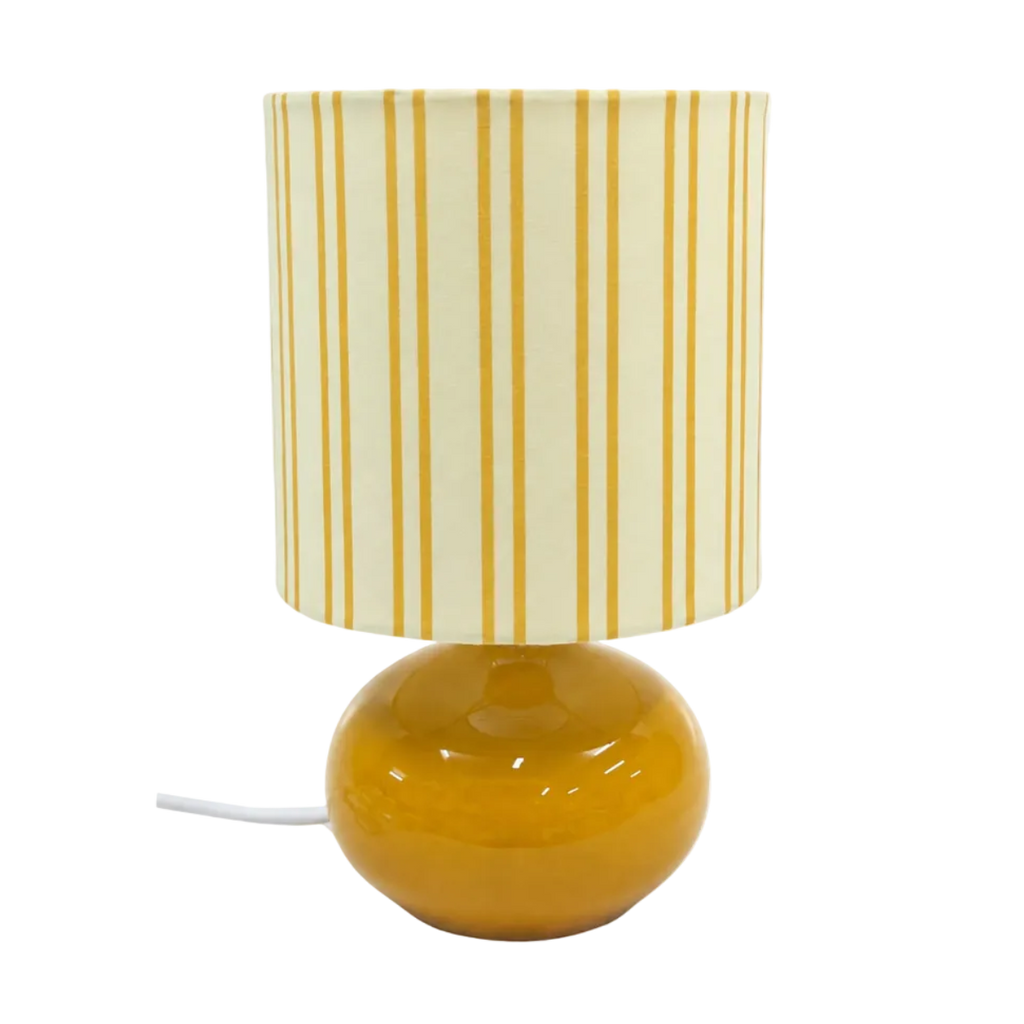 Keramiklampe gelb