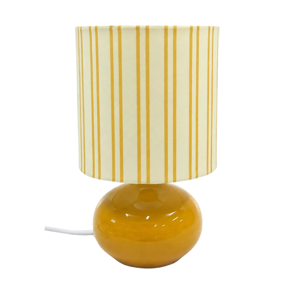 Keramiklampe gelb