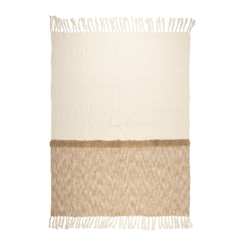 Decke Athen creme/beige
