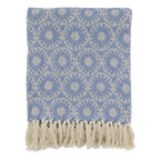 Decke mittelblau