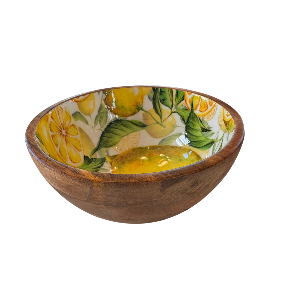 Schüssel Zitrone Mangoholz M