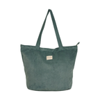 De La Mur Shopper Cord jade mit Zip