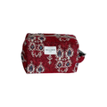 Necessaire mit ornamentalem Muster in Rot