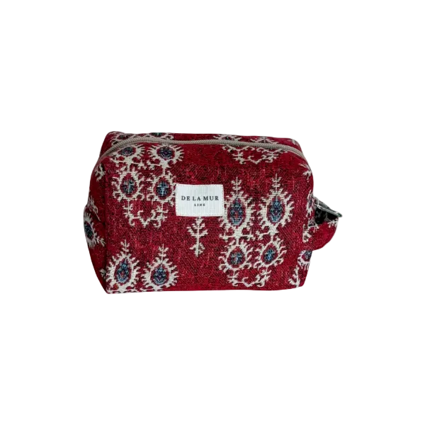 De La Mur Necessaire mit Ornamente in Rot
