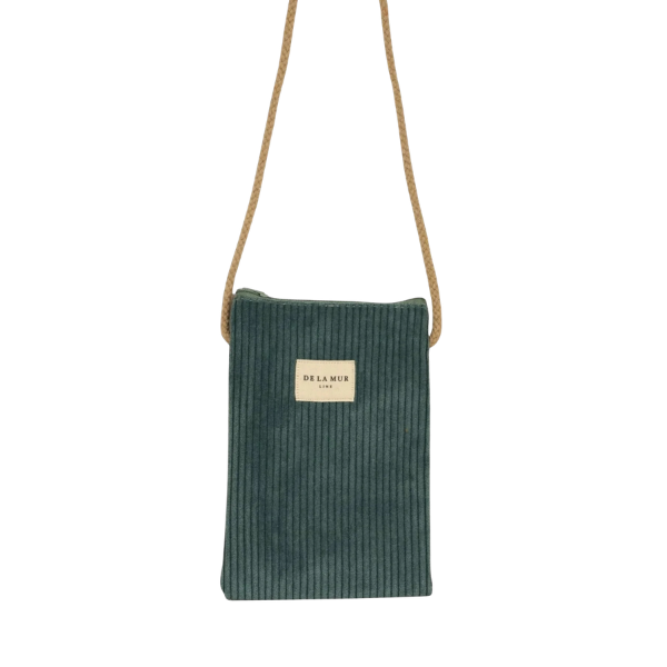De La Mur Handytasche in Cord jade