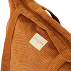 De La Mur Shopper Cord cognacbraun mit Zip