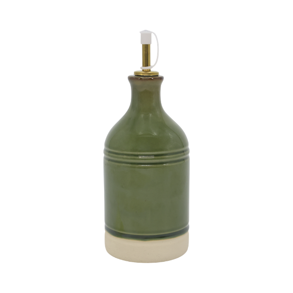 Flasche mit Korkverschluss und Ausgießer
