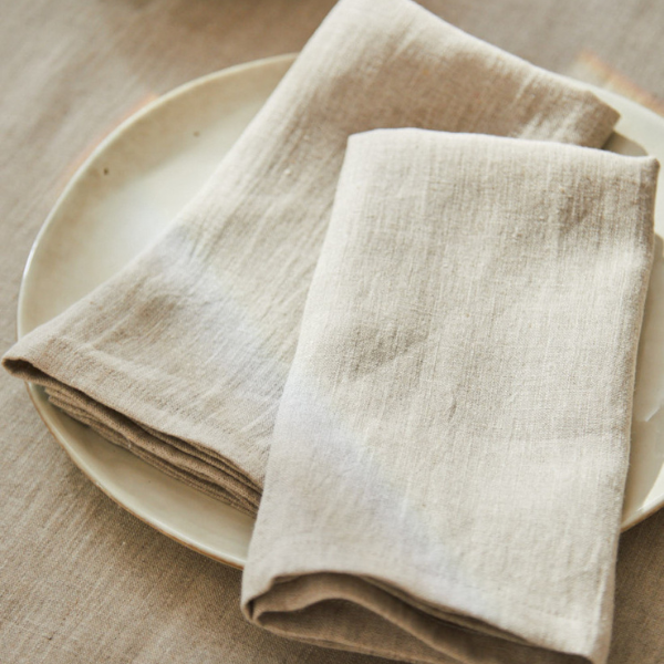 Stoffservietten beige - 4 Stk.
