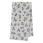 Geschirrtuch mit blauen Blumen