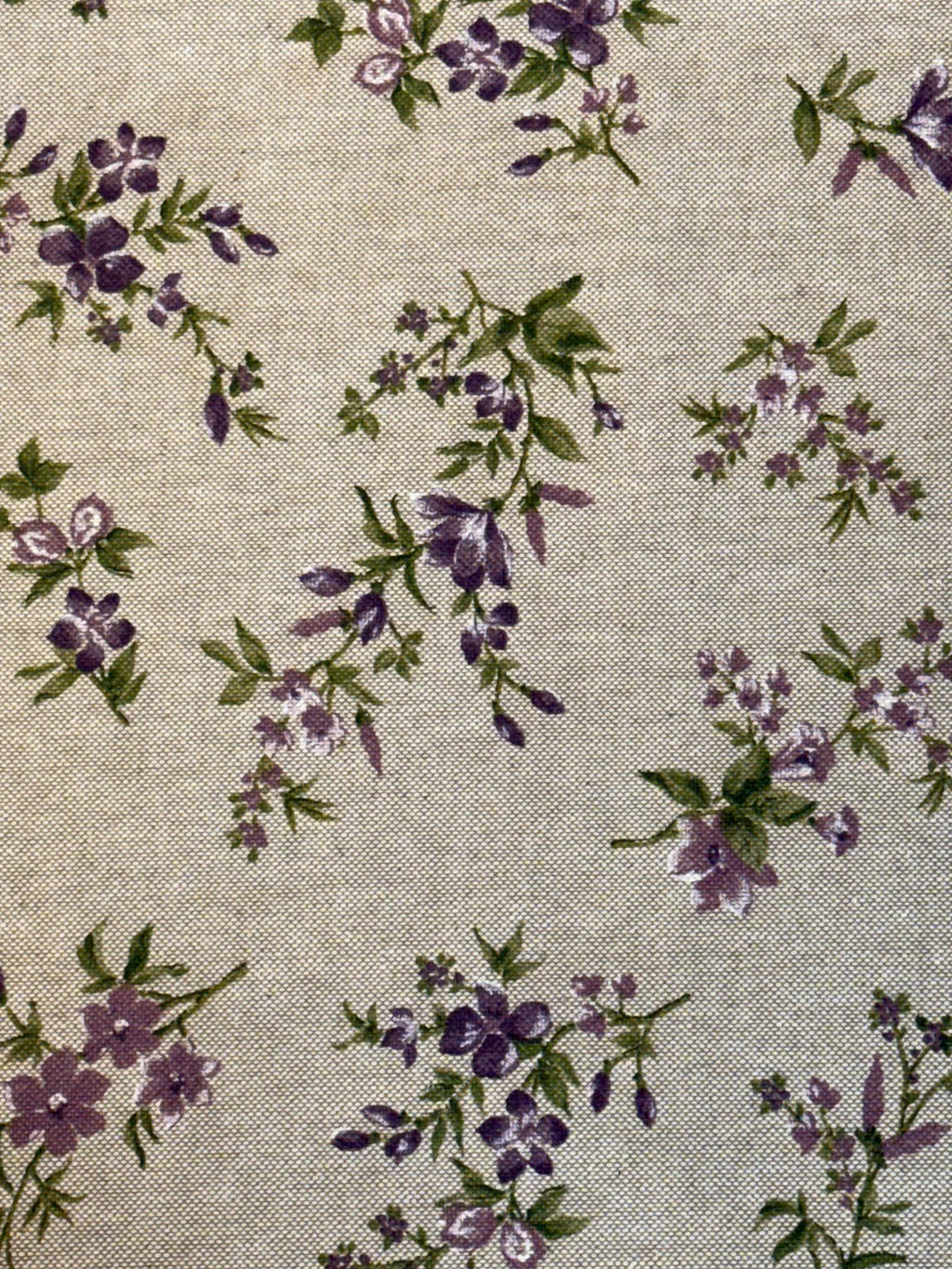 Beschichtetes Tischtuch Blümchen 200x140