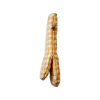 Kochhandschuh gelb und creme kariert