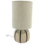 Lampe Keramik creme/braun