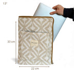 Laptoptasche 13 Zoll beige
