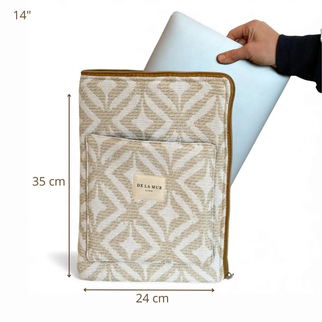Laptoptasche 14 Zoll hellgelb