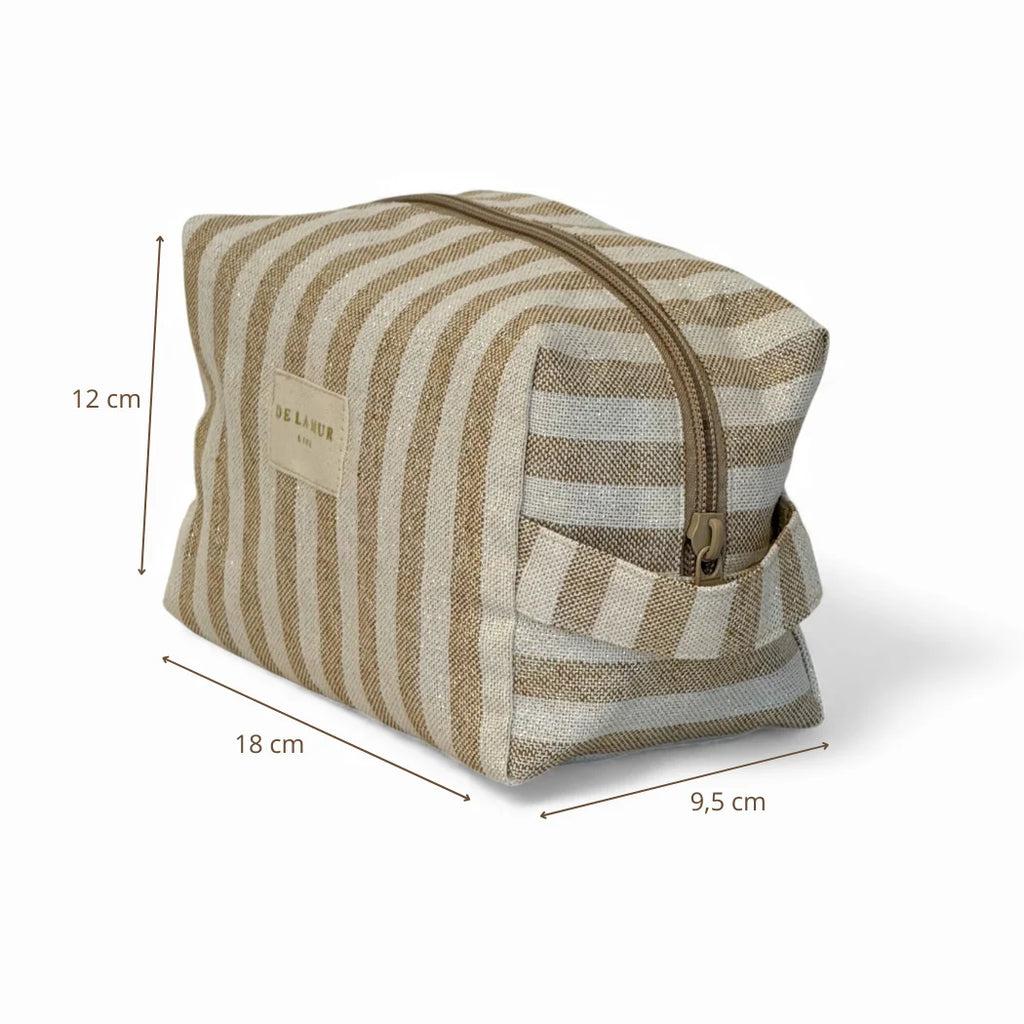 Necessaire medium senf-ecru