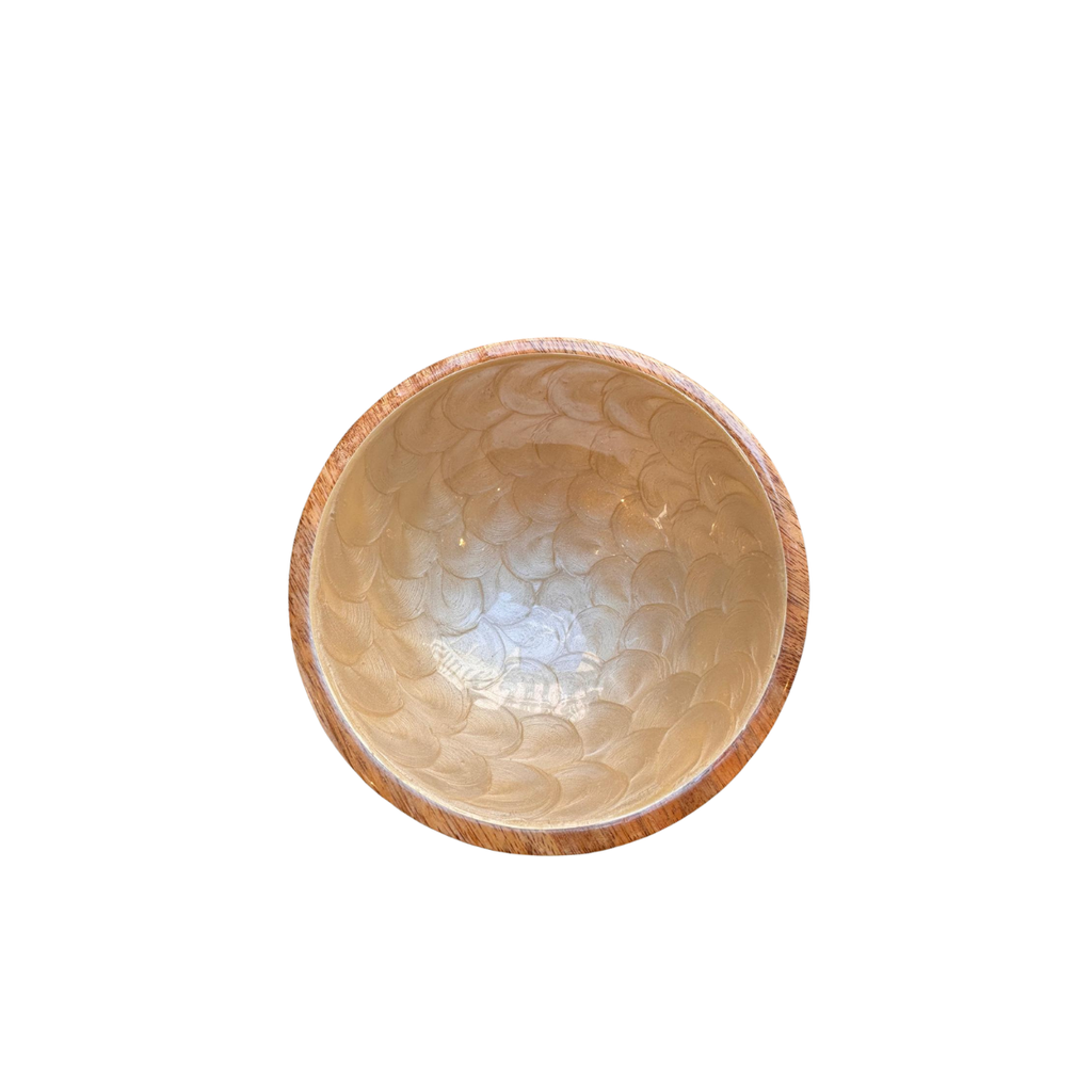 Schüssel sand Mangoholz S