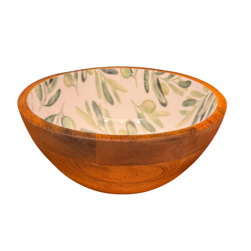 Schüssel Mangoholz Olive M