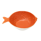 Schüssel Fisch orange