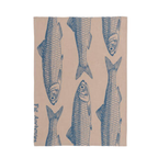 Geschirrtuch Fische creme/blau