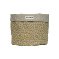 Stoffkorb beige-gelb