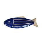 Serviertteller Fisch blau