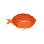 Schüssel Fisch orange