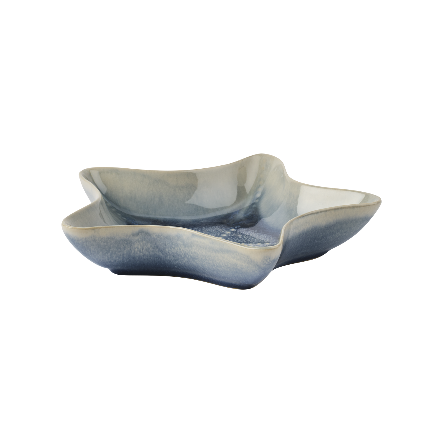 Schüssel Seestern blau
