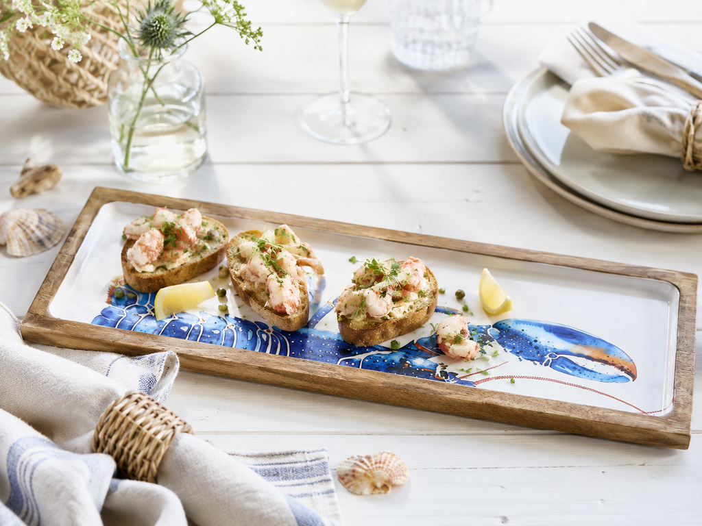 Serviertablett Lobster