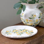 Servierteller Zitrone antique oval