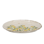 Servierteller Zitrone antique oval