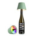 Sompex Top 2.0 Flaschenlampe olivegrün