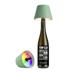 Sompex Top 2.0 Flaschenlampe olivegrün